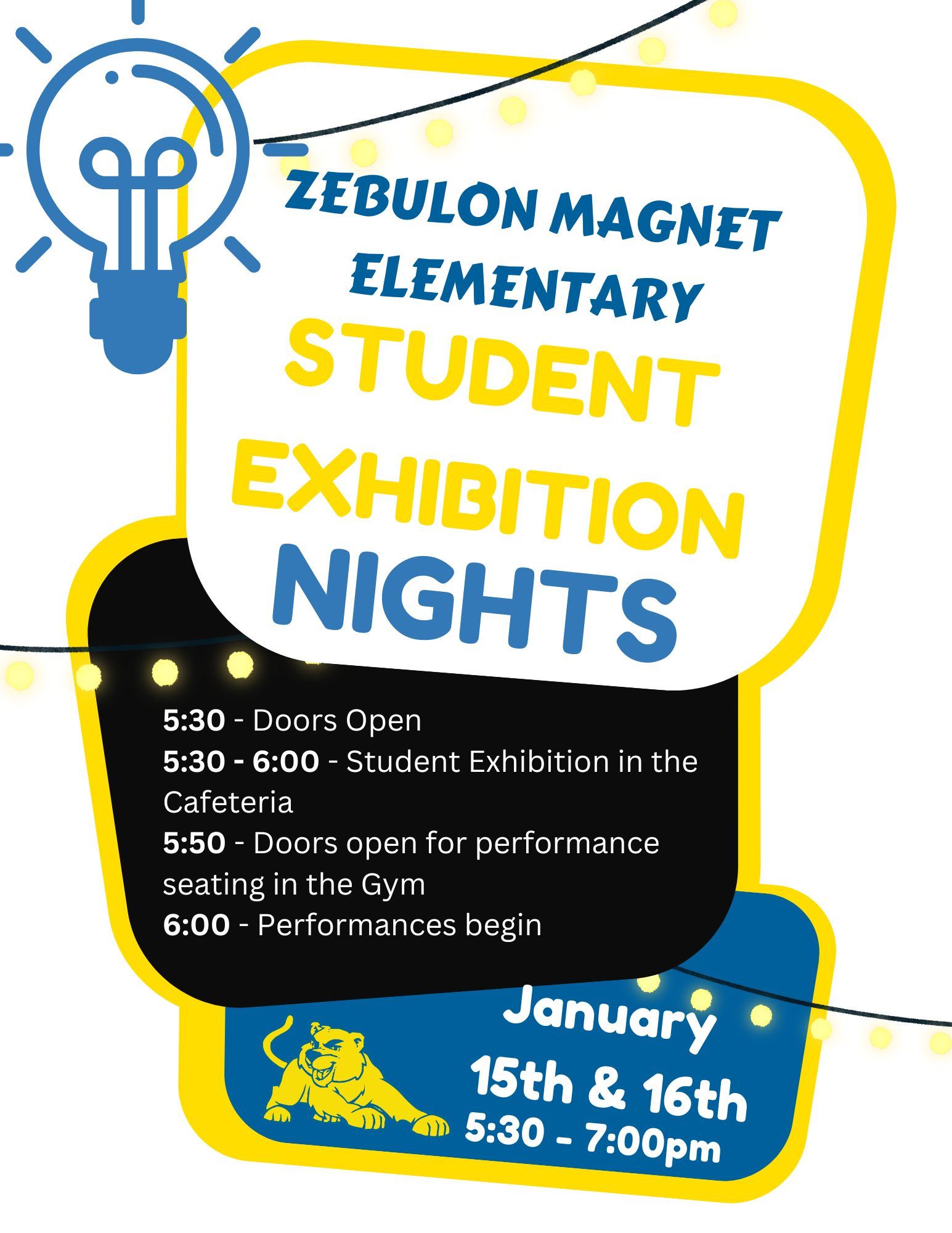  Showcase Night Flyer
